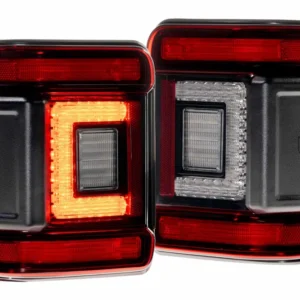 Morimoto XB LED Tail Lights: Jeep Wrangler JL (18+ / Red Lens / Set)