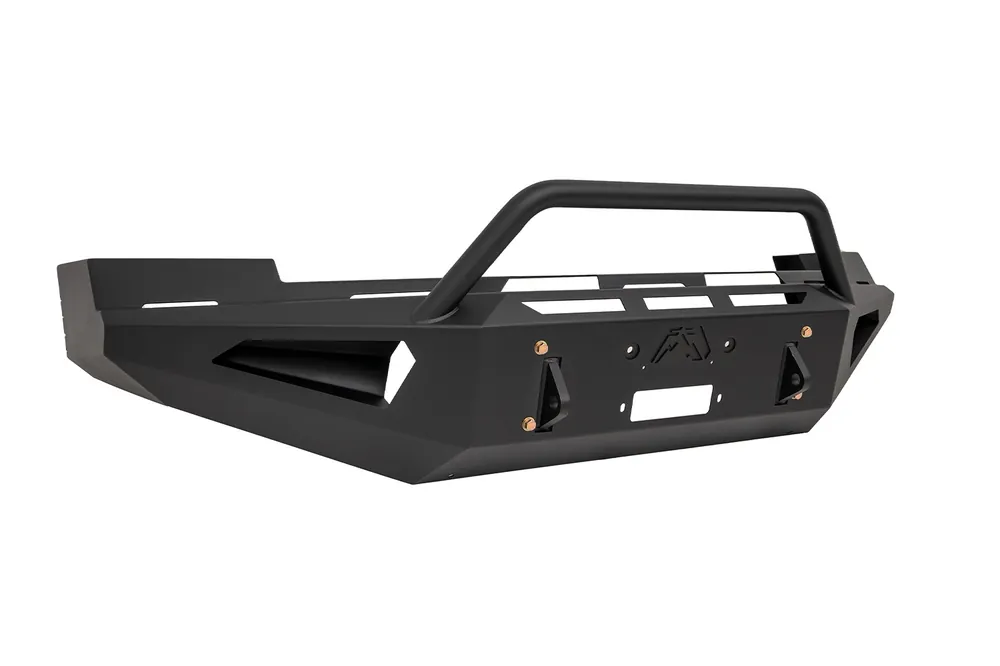 Fab Fours Red Steel Front Bumper - Chevrolet Silverado 1500 (CS07-RS2062-1)