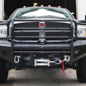 Fab Fours Black Steel Front Bumper - Ram 2500-5500 (DR03-S1060-1)