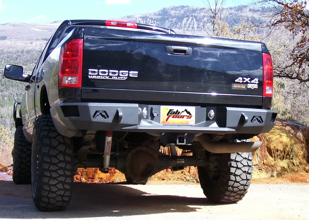 Fab Fours Heavy Duty Rear Bumper (DR03-W1050-1)
