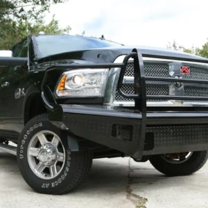Fab Fours Black Steel Front Bumper - Ram 2500-5500 (DR06-S1160-1)