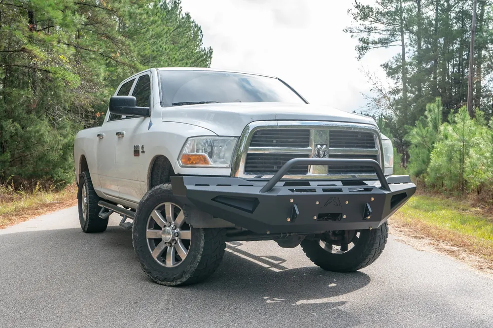 Fab Fours Red Steel Front Bumper - Ram 2500-5500 (DR10-RS2962-1)