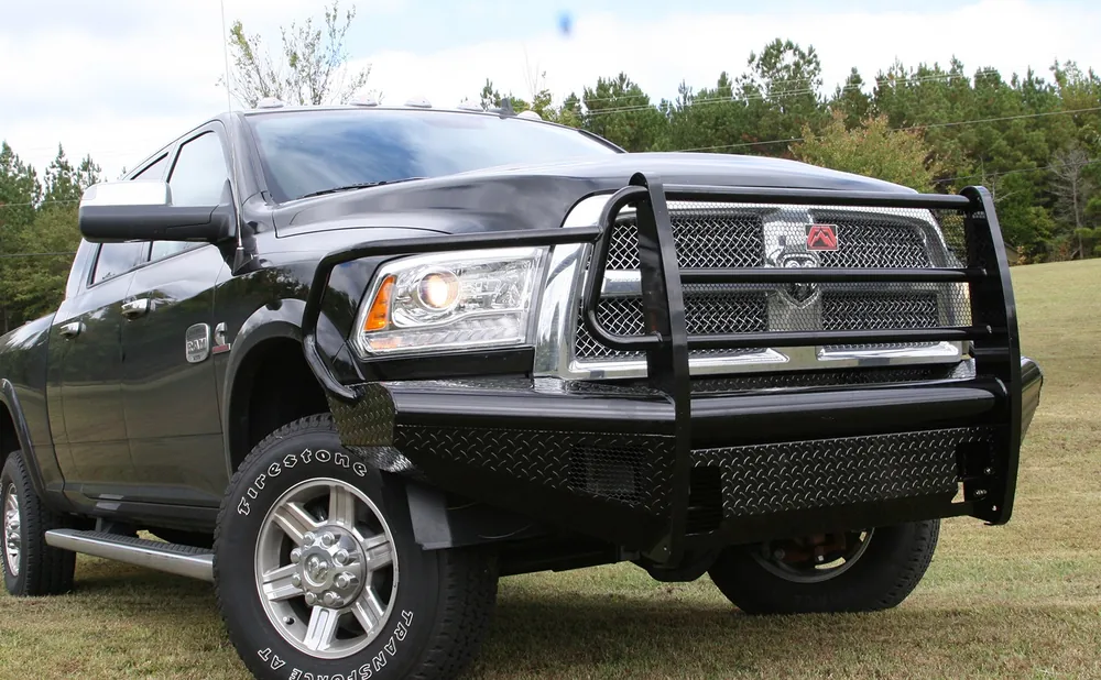 Fab Fours Black Steel Front Bumper - Ram 2500-5500 (DR10-S2960-1)