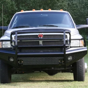 Fab Fours Black Steel Front Bumper - Ram 2500-5500 (DR94-S1560-1)
