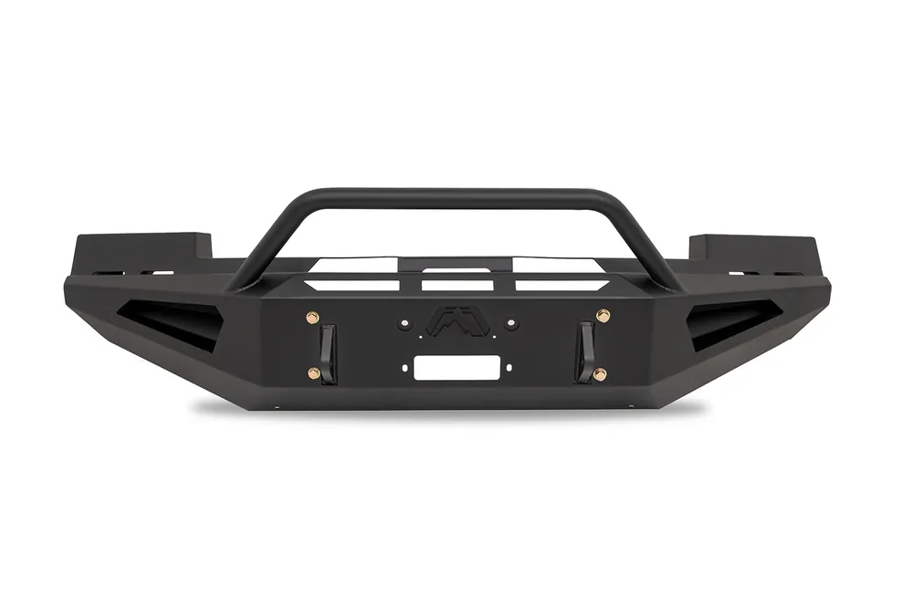 Fab Fours Red Steel Front Bumper - Ford Super Duty (FS05-RS1262-1)