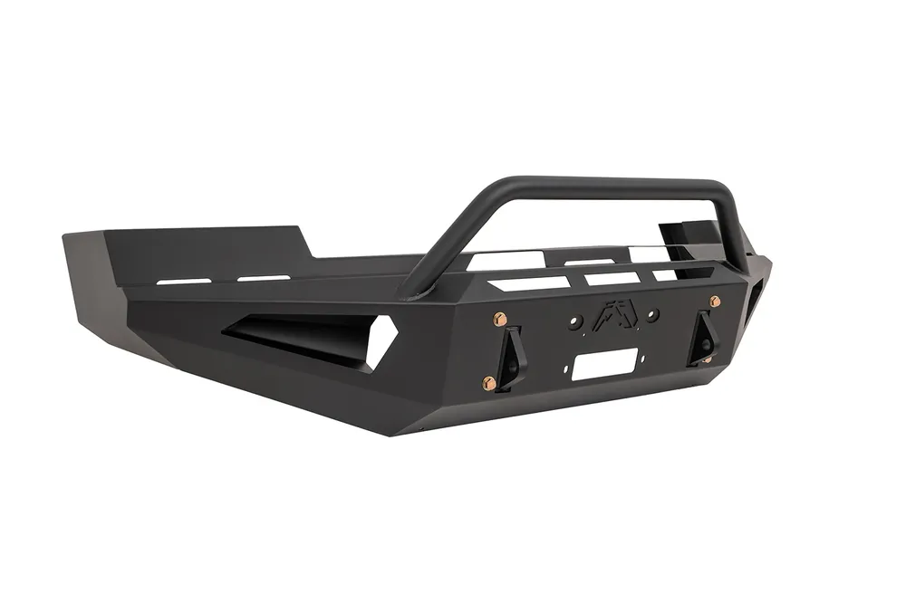 Fab Fours Red Steel Front Bumper - Ford Super Duty (FS05-RS1262-1)