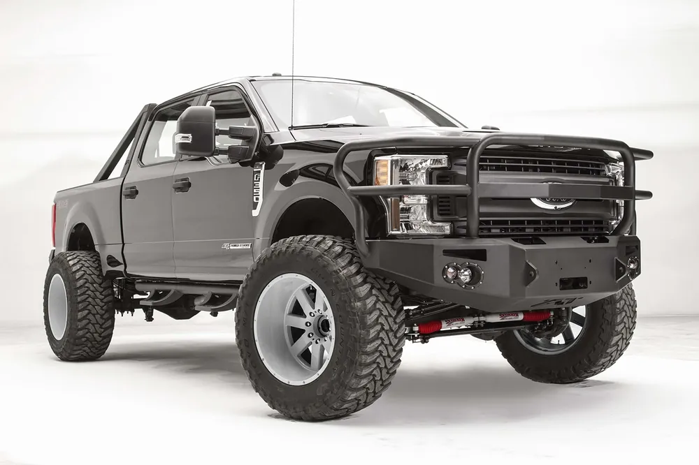Fab Fours Premium Winch Front Bumper - Ford Super Duty (FS17-A4150-1)