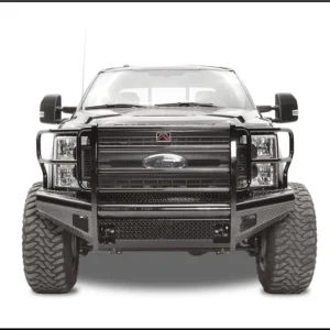 Fab Fours Black Steel Front Bumper - Ford Super Duty (FS17-S4160-1)
