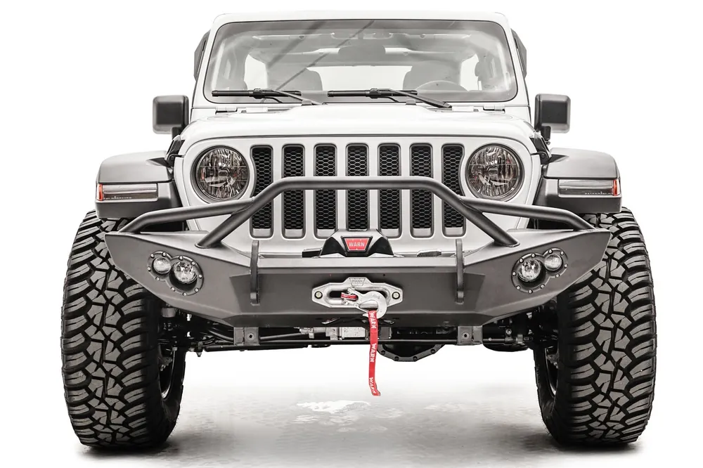 Fab Fours Lifestyle Winch Bumper - Jeep Wrangler JL (JL18-B4652-1)