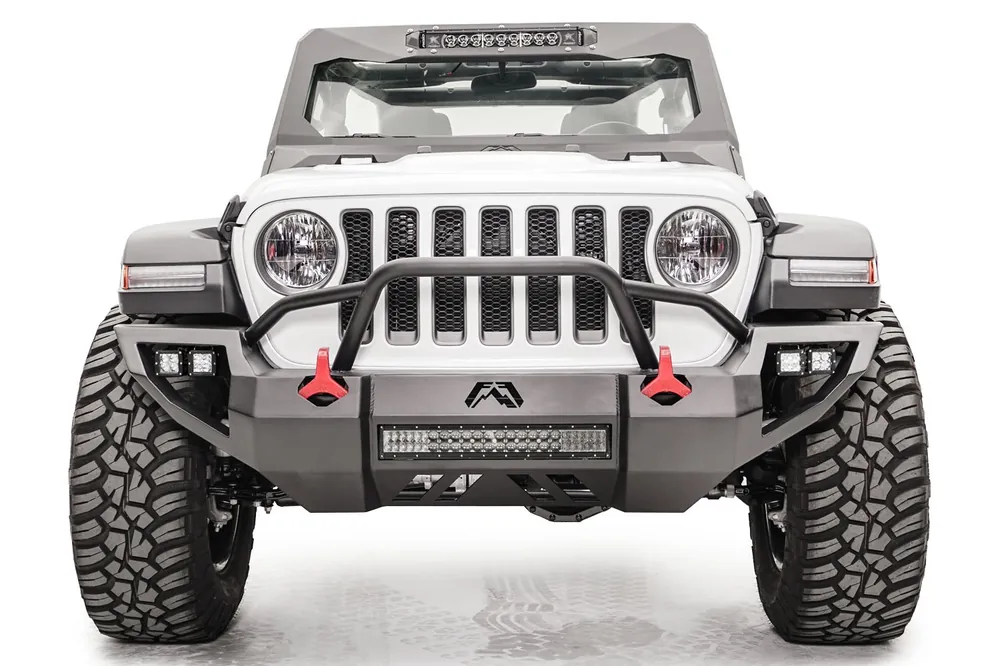 Fab Fours Vengeance Front Bumper - Jeep Wrangler JL (JL18-D4652-1)