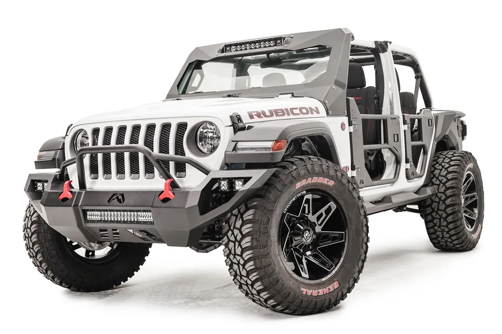 Fab Fours Vengeance Front Bumper - Jeep Wrangler JL (JL18-D4652-1)