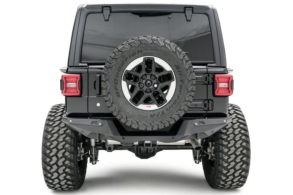 Fab Fours Jeep Wrangler JL Rear Bumper - Jeep Wrangler JL (JL18-Y1851-1)