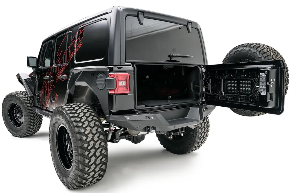 Fab Fours Jeep Wrangler JL Rear Bumper - Jeep Wrangler JL (JL18-Y1851-1)