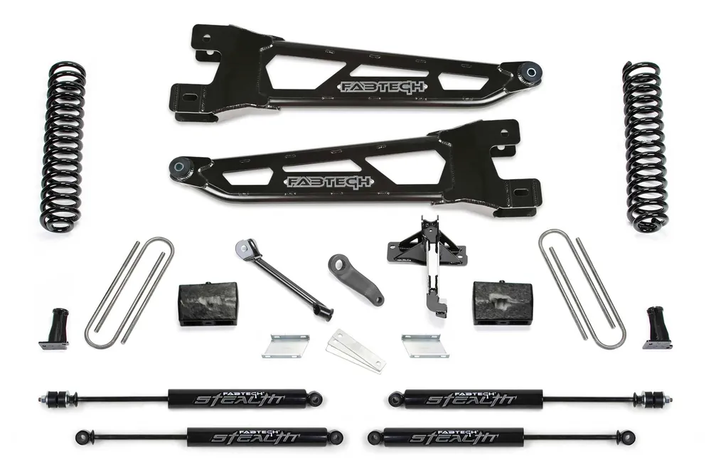 Fabtech 4- Radius Arm System w/ Stealth Shocks (K2215M)