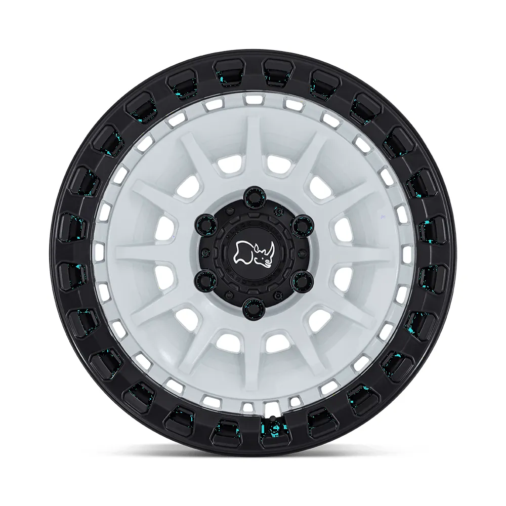Black Rhino BR009 Barrage 18x9 5x127 0mm Offset - Gloss White / Matte Black - Image 3