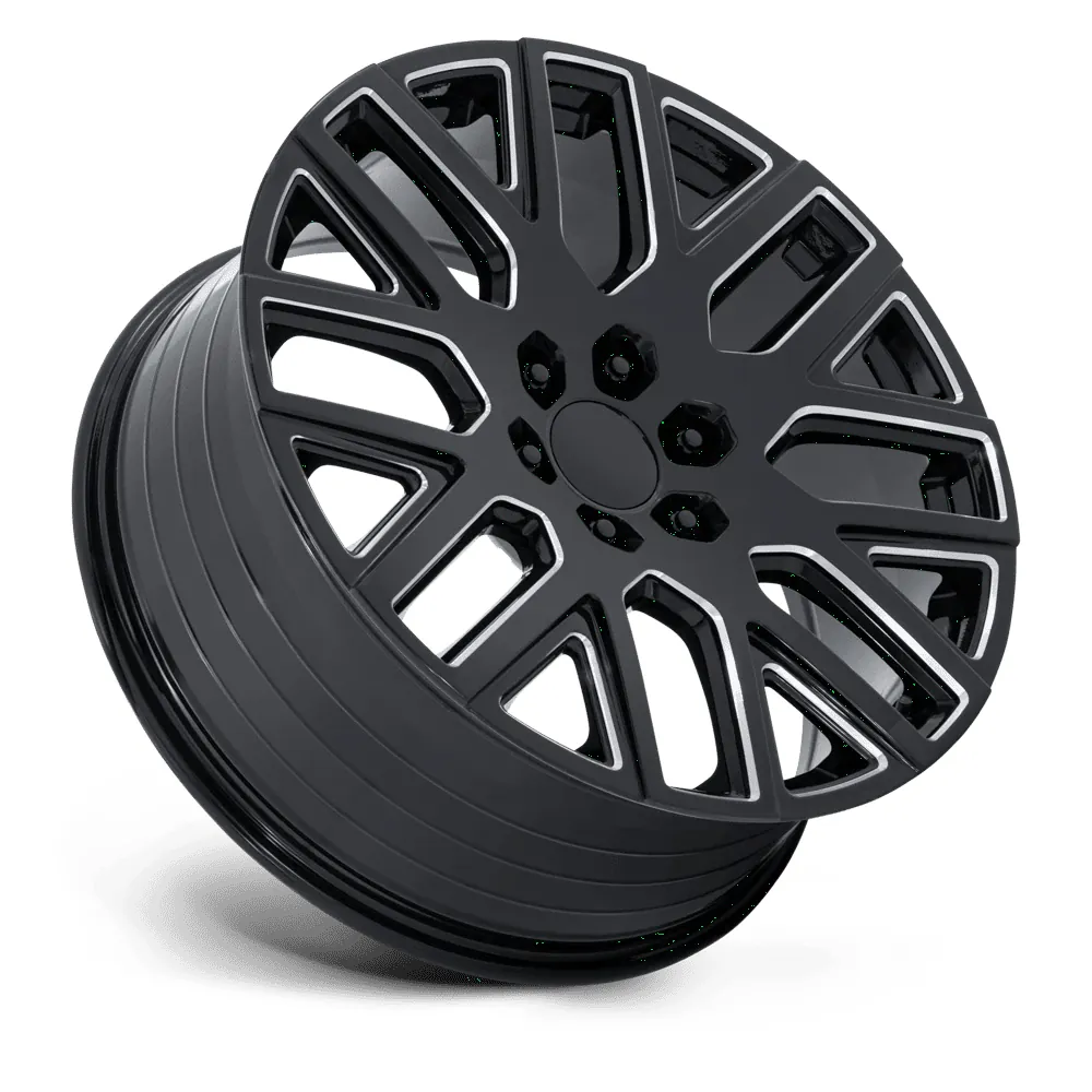 Performance Replicas PR231 22x9 6x139.7 28mm Offset - Gloss Black Milled - Image 2