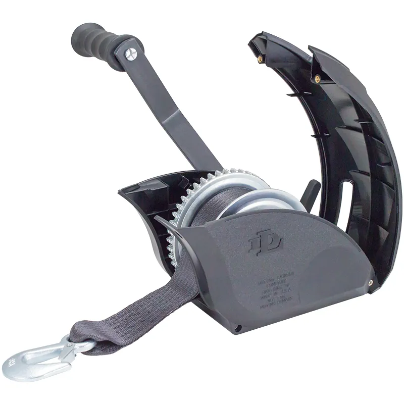 Dutton Premium 1500 LB Covered Winch Black - Image 3