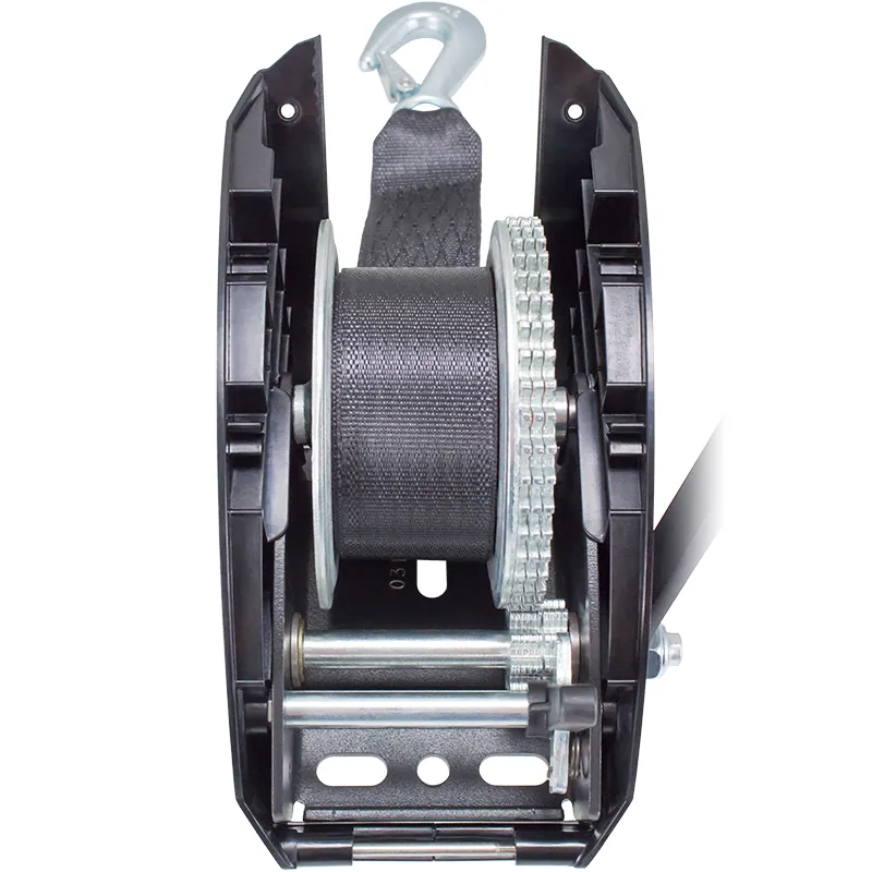 Dutton Premium 1500 LB Covered Winch Black - Image 4