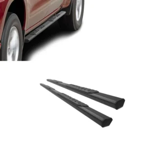 Black Horse Epic Running Boards Black