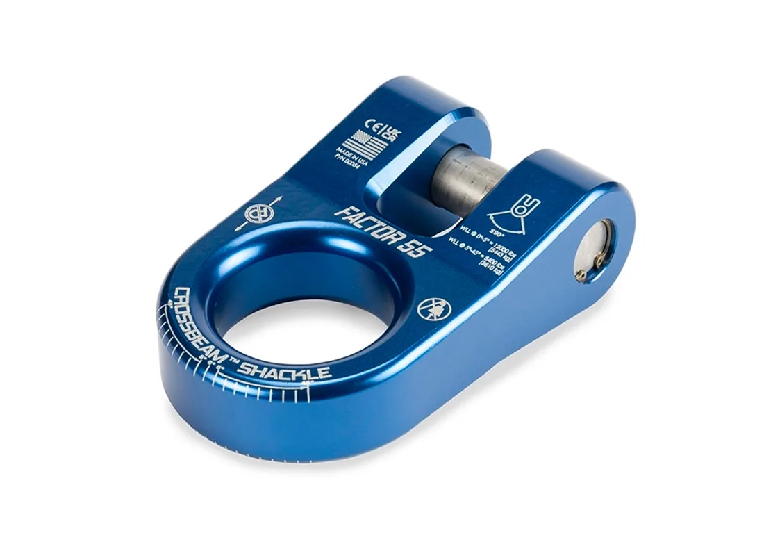 Factor 55 Crossbeam Shackle Blue