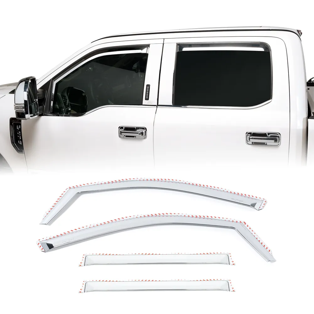Putco F150 Super Crew 4-Piece Visors Window Deflectors