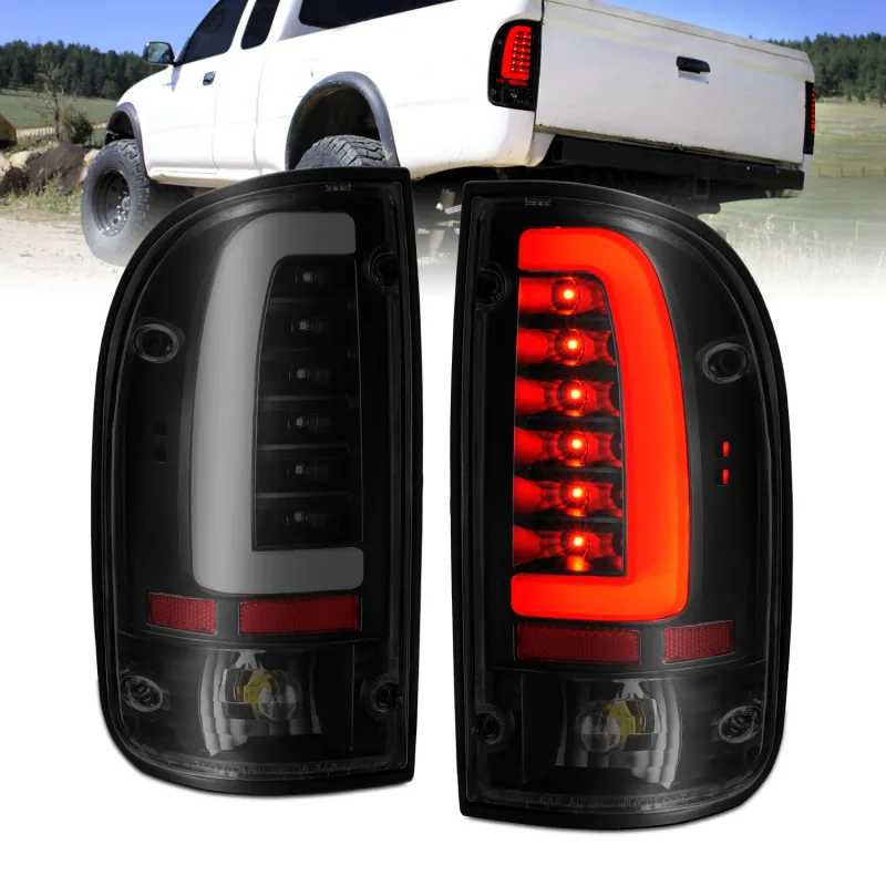 Anzo USA LED Taillights Black Housing Smoke (311354)