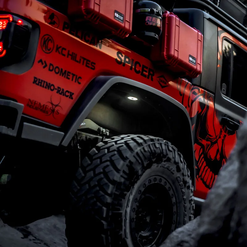 KC HiLiTES Cyclone V2 LED Rock Light 6-Light