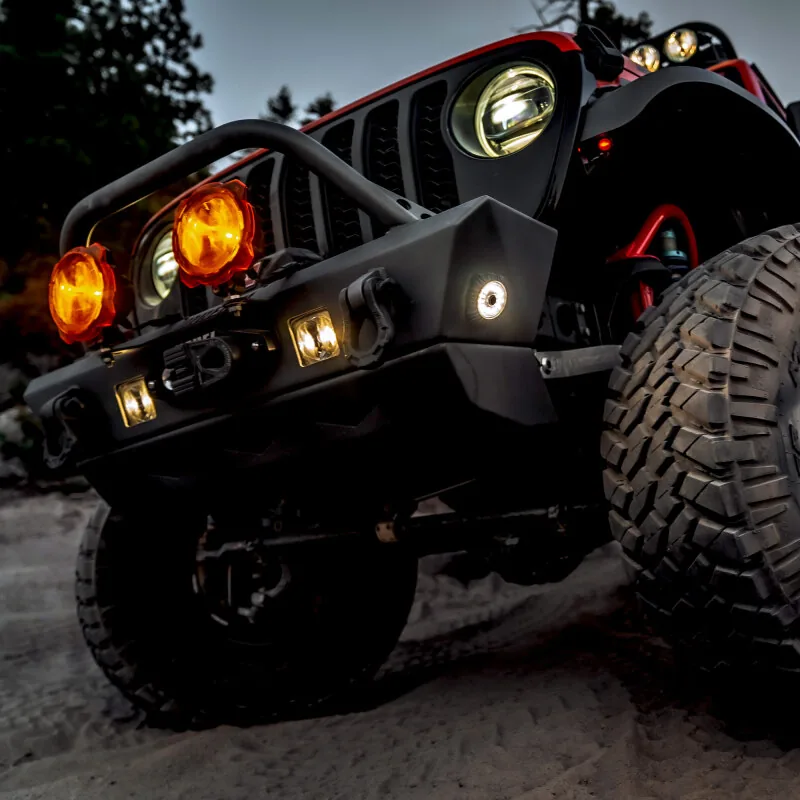 KC HiLiTES Cyclone V2 LED Rock Light 6-Light
