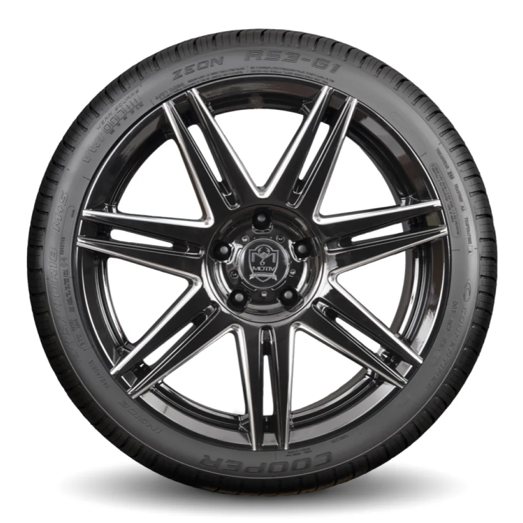 Cooper Zeon Rs3-G1 tire - side view
