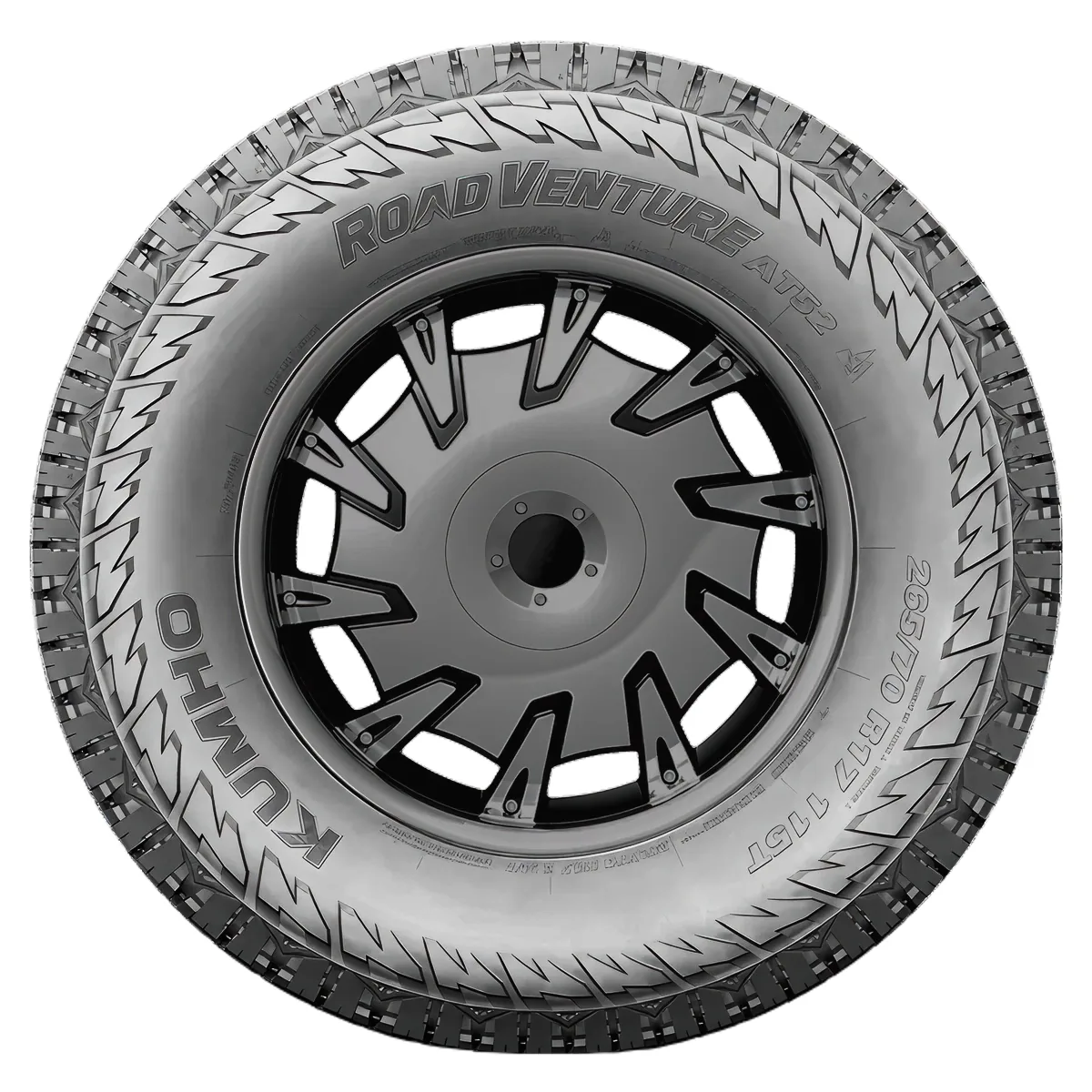 Kumho Road Venture At52 tire - side view