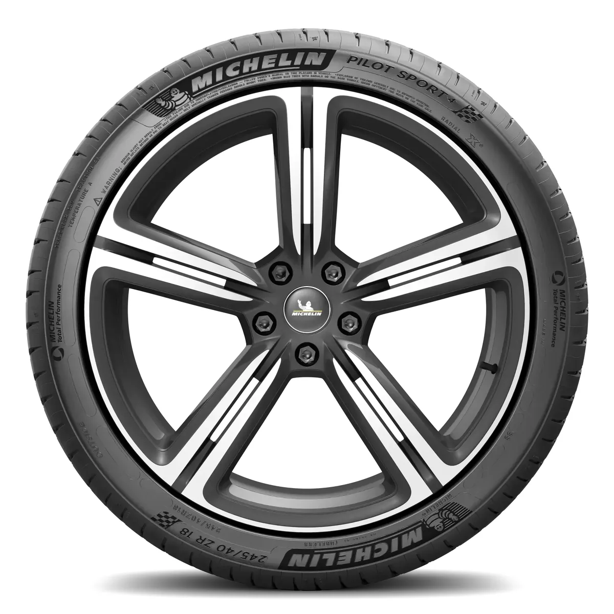 Michelin Pilot Sport 4 tire - side view
