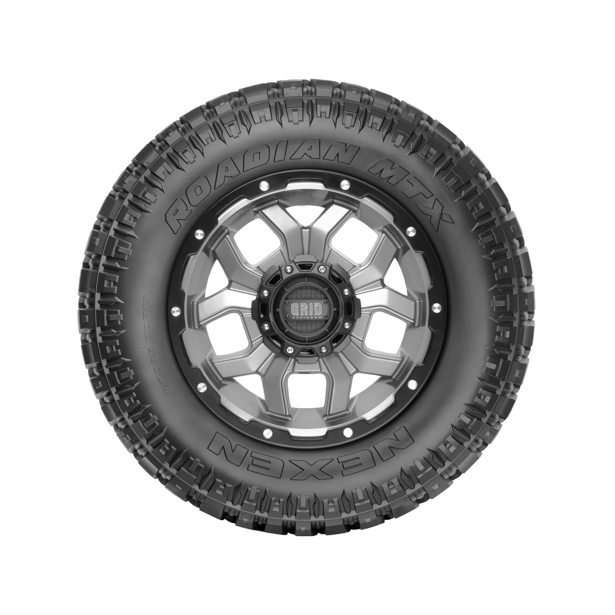 Nexen Roadian Mtx tire - side view