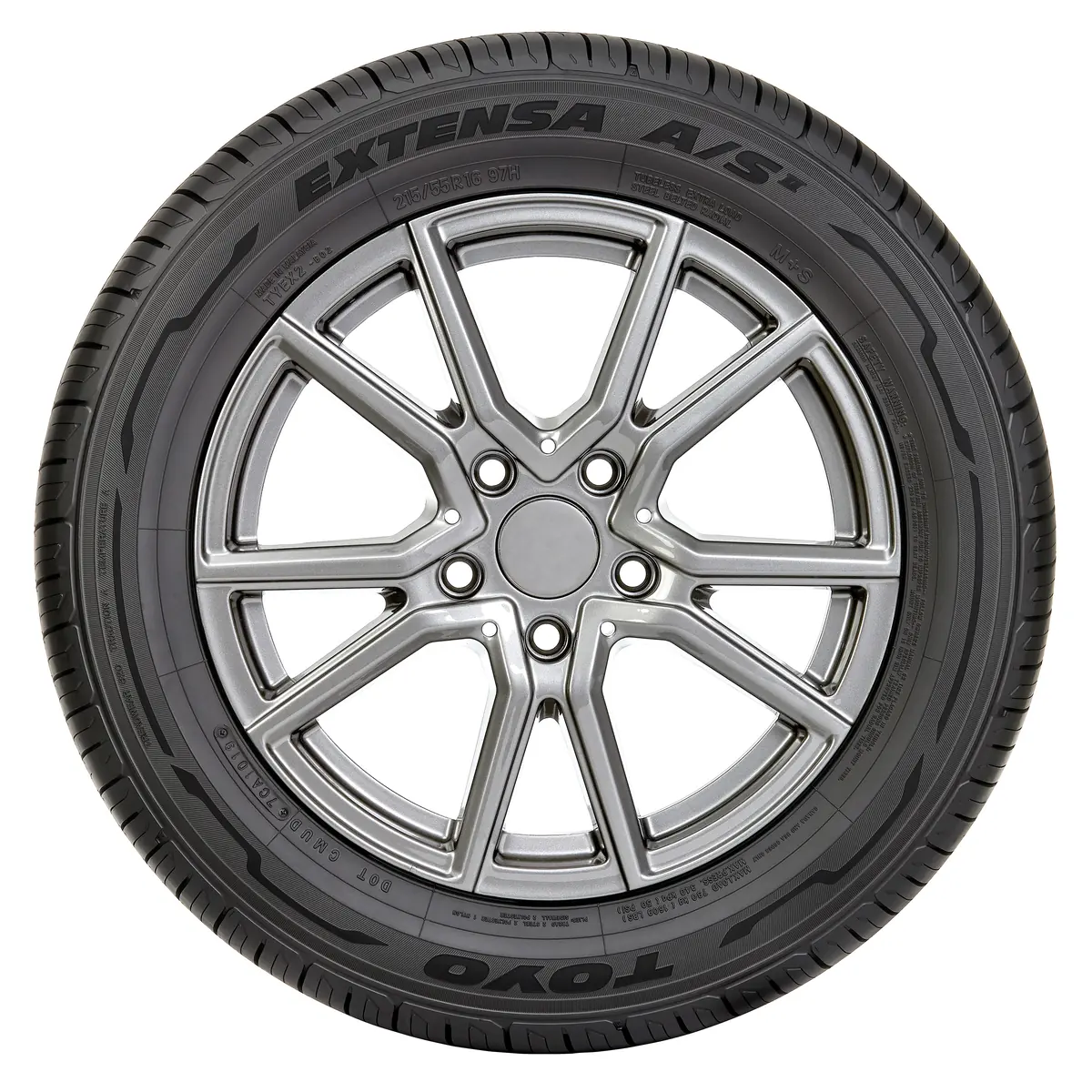 Toyo Extensa A/S Ii tire - side view