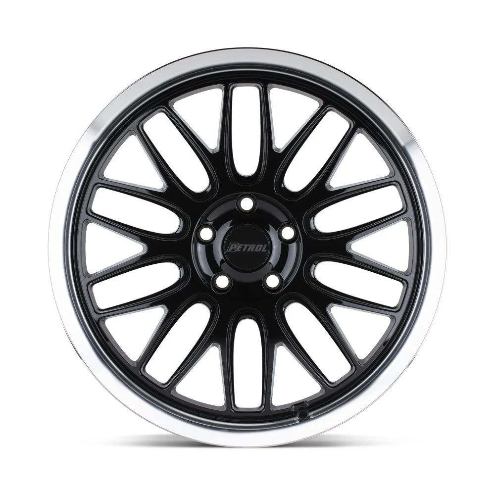 Petrol P4C 17x8 5x114.3 40mm Offset - Gloss Black Machined - Image 3