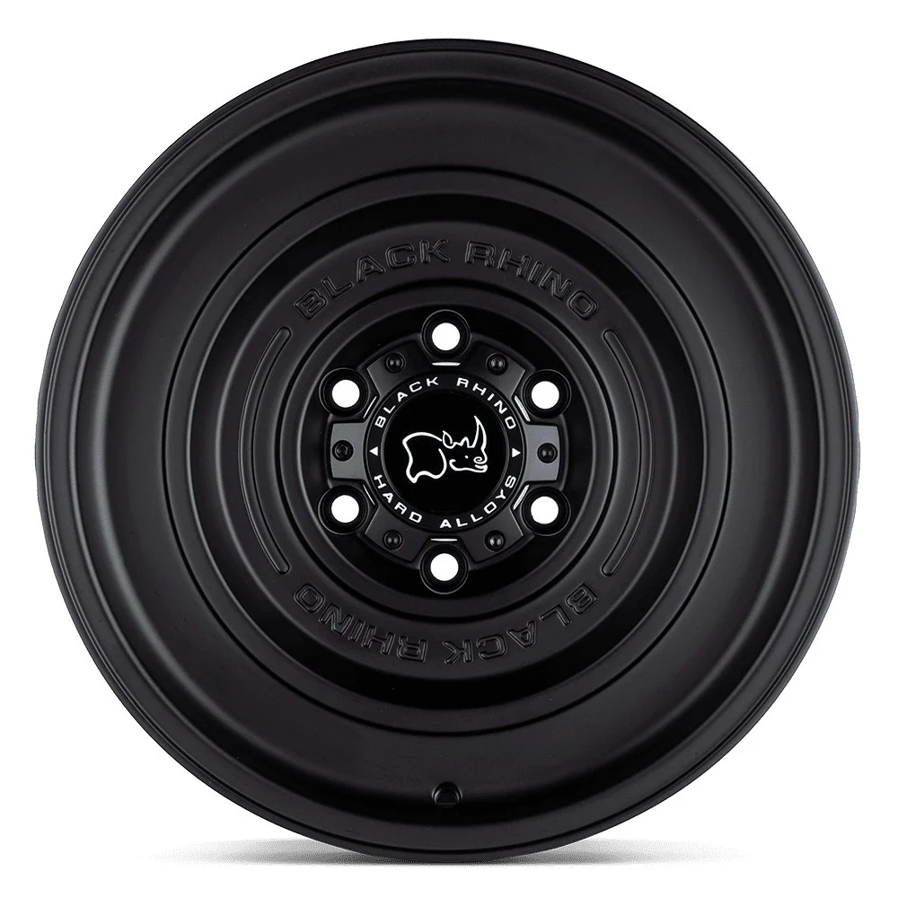 Black Rhino Solid 17x9.5 6x139.7 -12mm Offset - Matte Black - Image 3