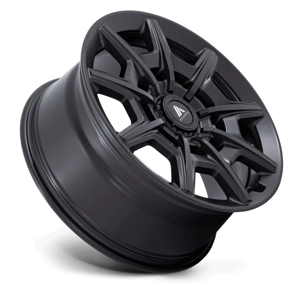 Asanti AB041 Esquire 20x10.5 5x112/5x114.3 40mm Offset - Satin Black Gloss Black - Image 2