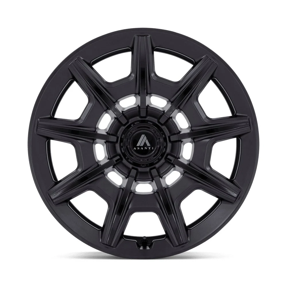 Asanti AB041 Esquire 20x9 5x115/5x120 15mm Offset - Satin Black Gloss Black - Image 3