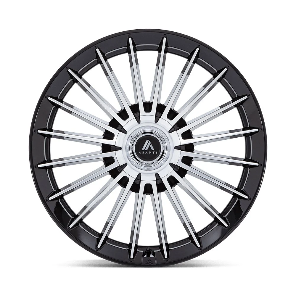 Asanti AB048 Viceroy 20x10.5 5x108/5x112 45mm Offset - Black Machined - Image 3