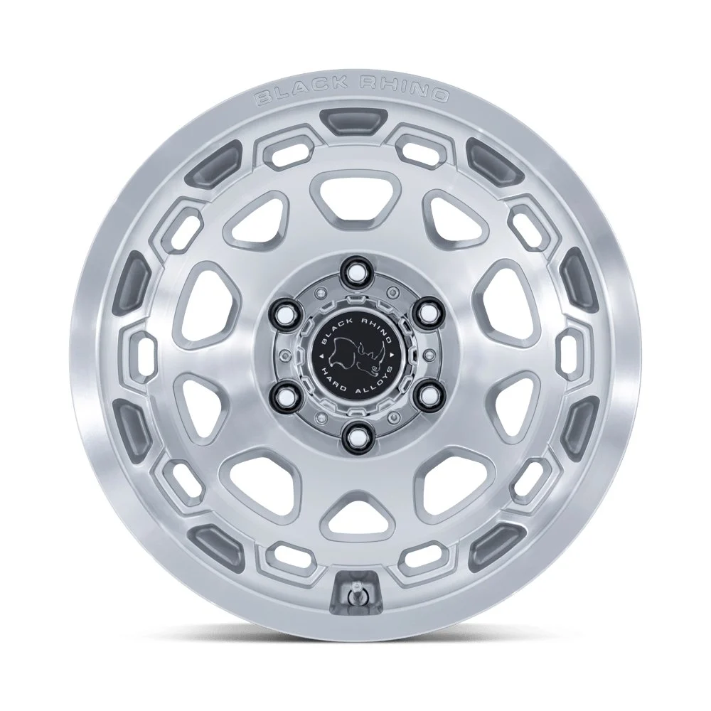 Black Rhino BR026 Congo 17x8.5 6x139.7 25mm Offset - Gloss Silver Machined - Image 3