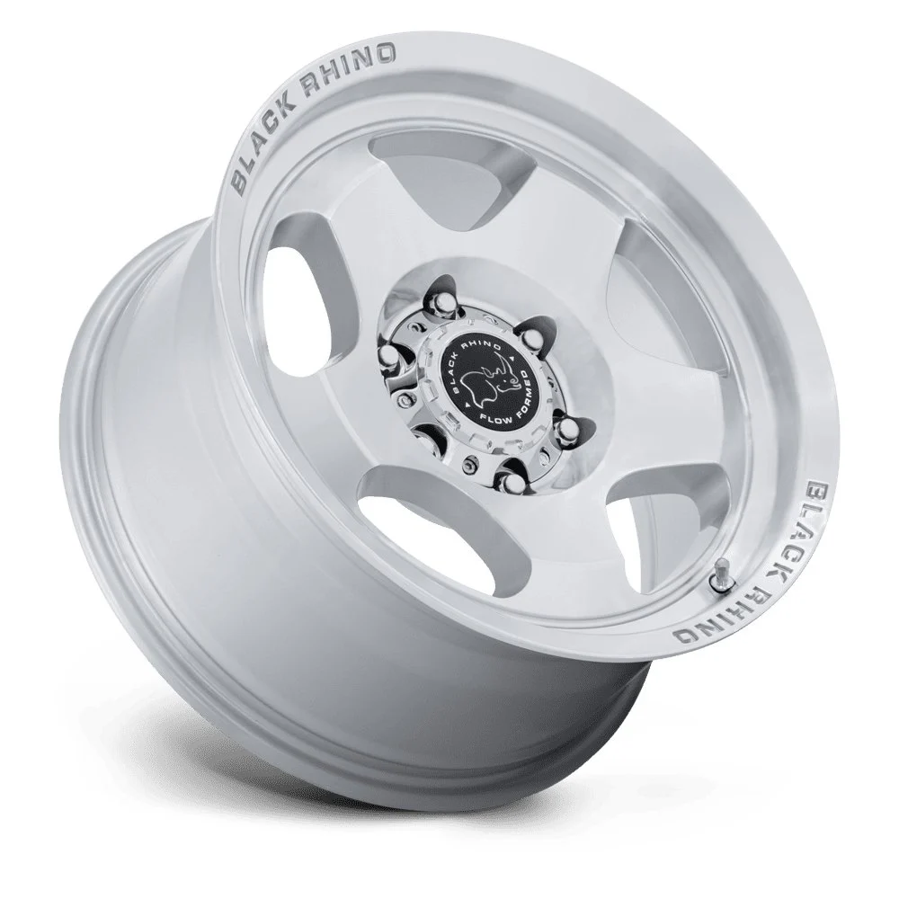 Black Rhino BR031 SOL 17x8 6x135 38mm Offset - Gloss Silver Machined Face - Image 2