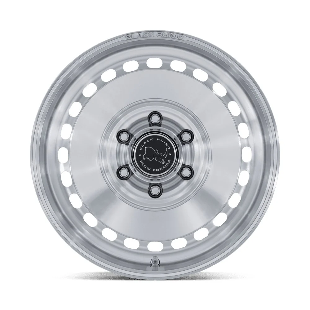 Black Rhino BR036 Basin 17x8 6x130 32mm Offset - Gloss Silver Machined - Image 3