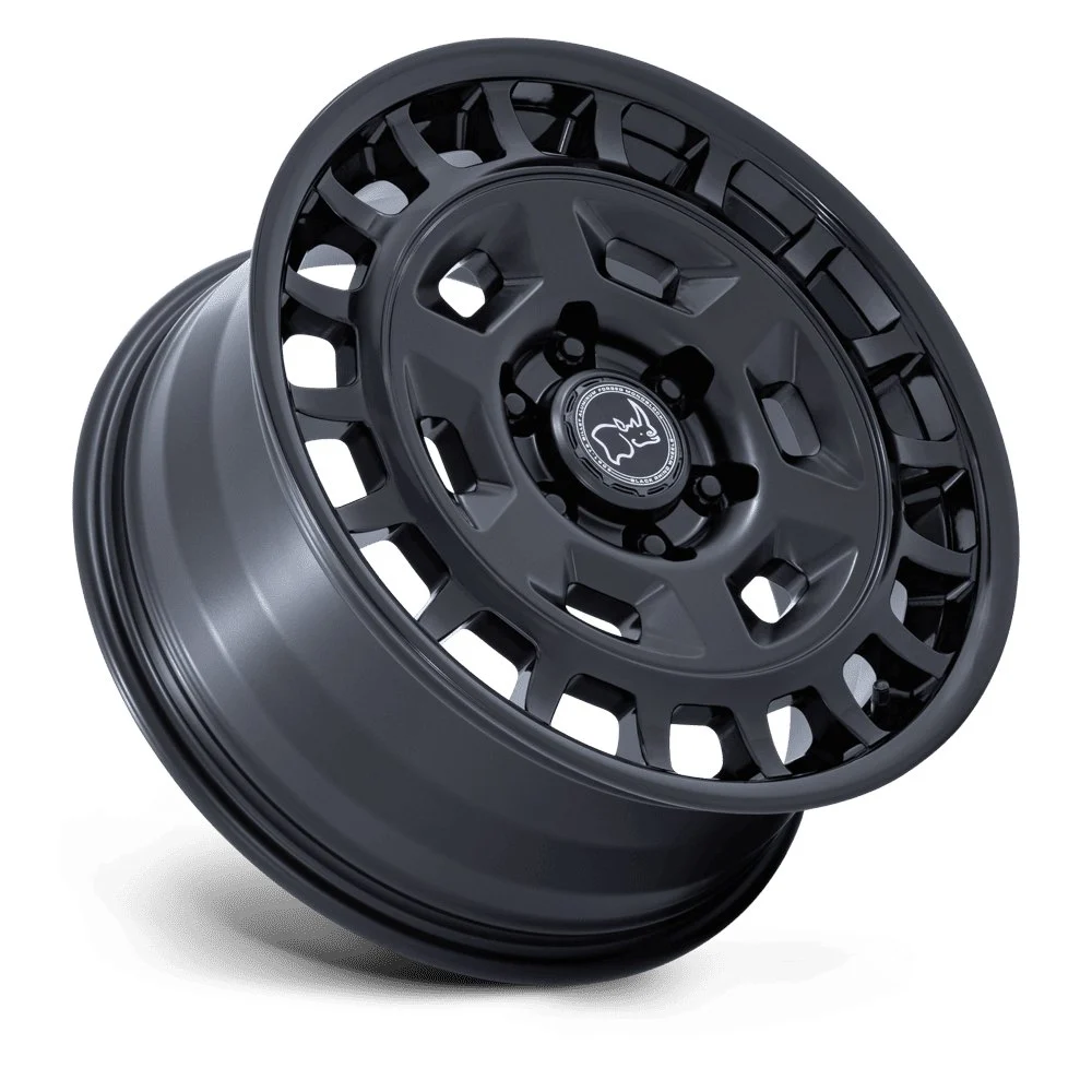 Black Rhino BR405 Rover 18x8 6x130 32mm Offset - Matte Black w/ Gloss Black Lip - Image 2