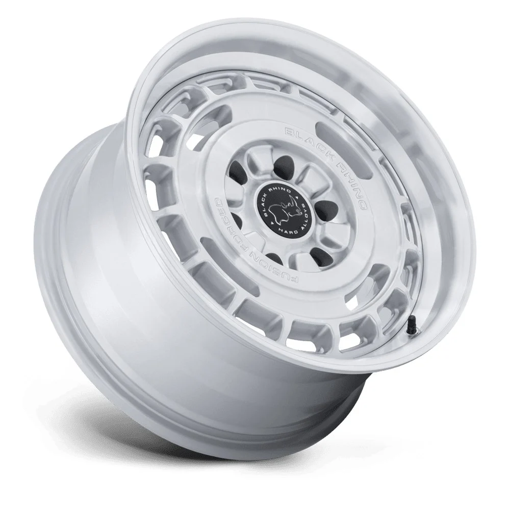 Black Rhino BR600 Vagabond 17x8 6x130 32mm Offset - Gloss Silver Machined - Image 2