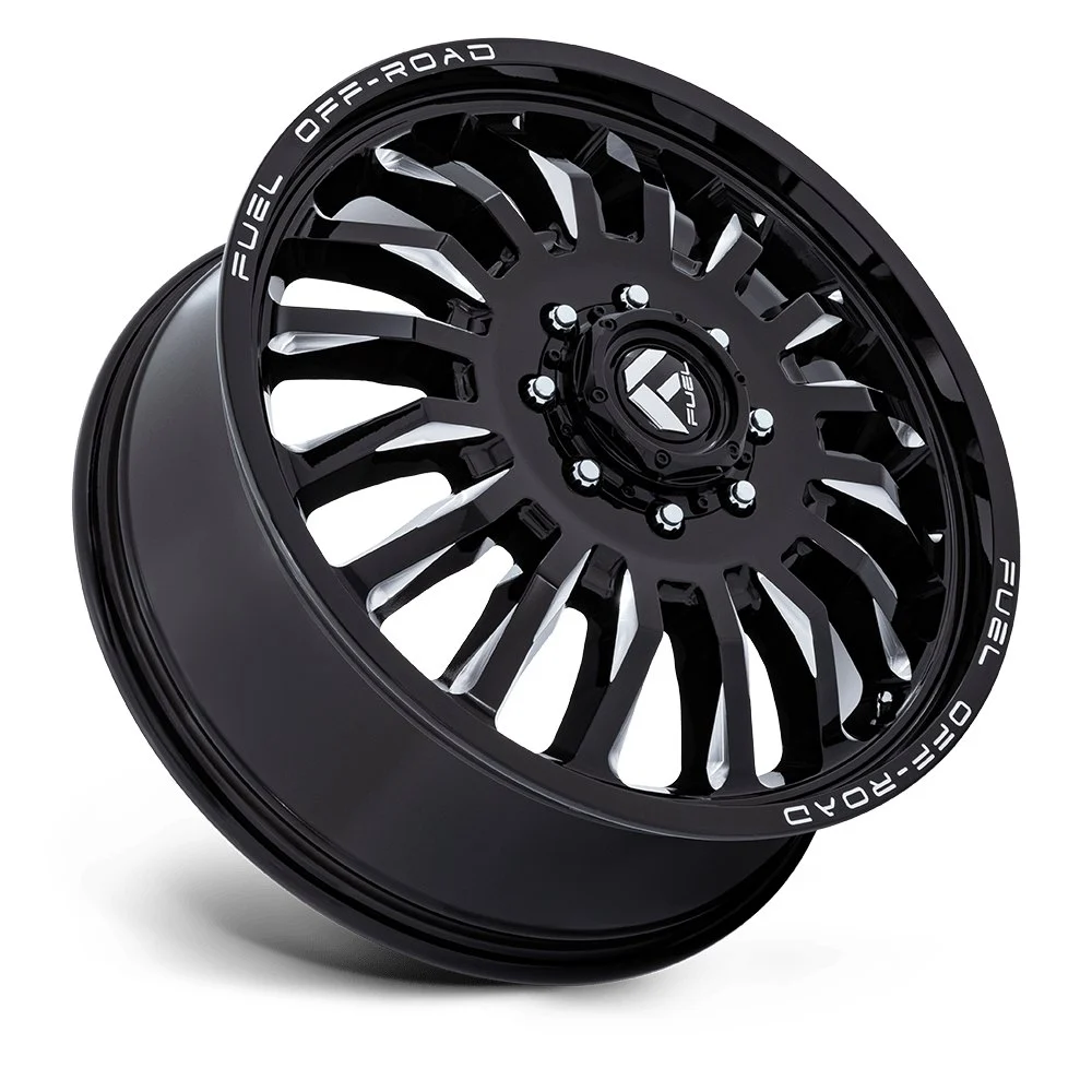 Fuel Off-Road D868 ARC Dually 20x8.25 8x210 104mm Offset - Black - Front - Image 2
