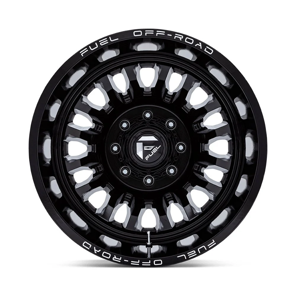 Fuel Off-Road D868 ARC Dually 22x8.25 8x210 -227mm Offset - Black - Rear Outer - Image 3