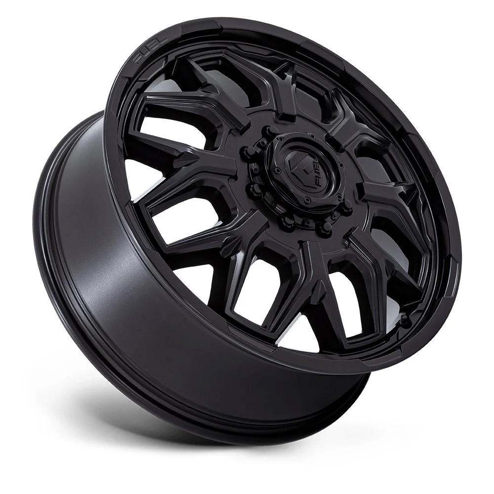 Fuel Off-Road D871 Flux Dually 20x8.25 8x210 104mm Offset - Black - Front - Image 2