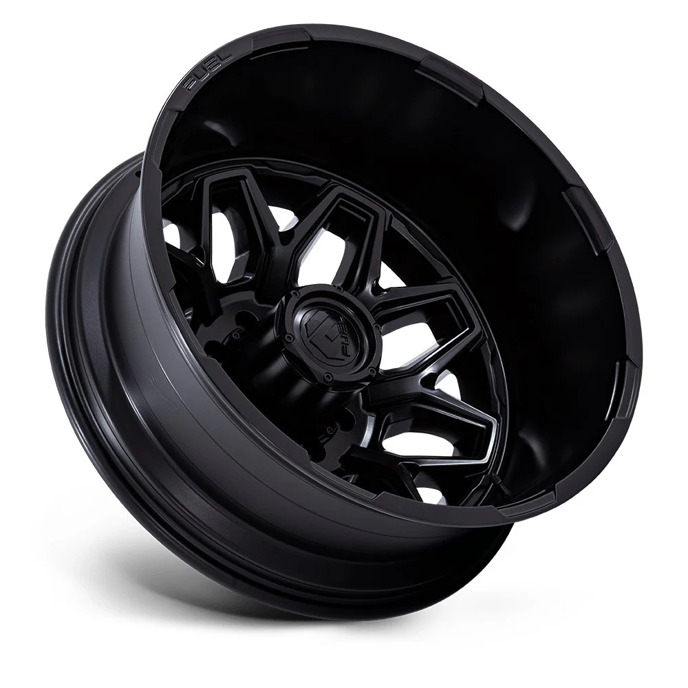 Fuel Off-Road D871 Flux Dually 22x8.25 8x200 -227mm Offset - Black - Rear Outer - Image 2