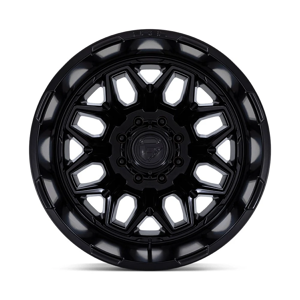 Fuel Off-Road D871 Flux Dually 22x8.25 8x200 -227mm Offset - Black - Rear Outer - Image 3