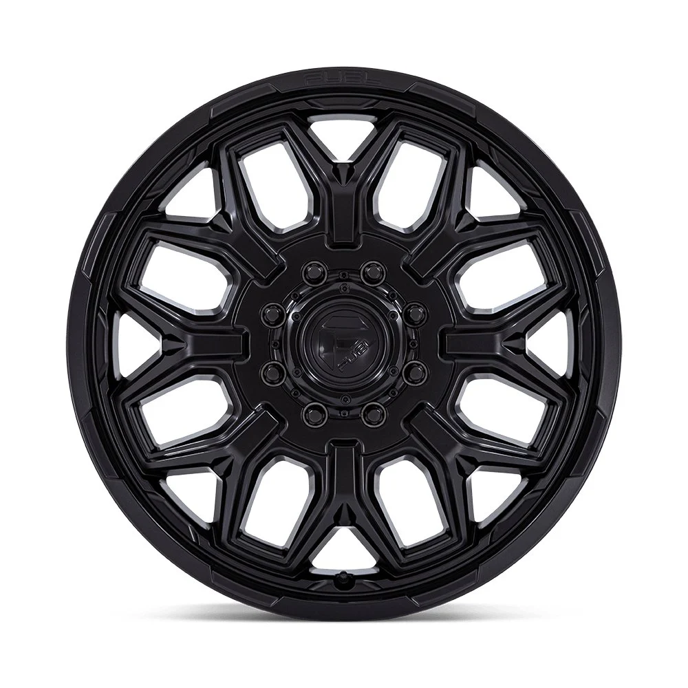 Fuel Off-Road D871 Flux Dually 22x8.25 8x210 104mm Offset - Black - Front - Image 3