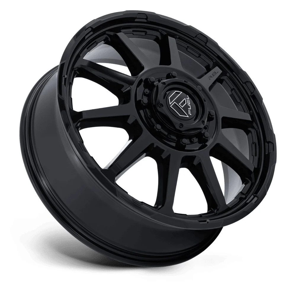 Fuel Off-Road D911 Circuit Dually 22x8.25 8x210 105mm Offset - Black - Front - Image 2